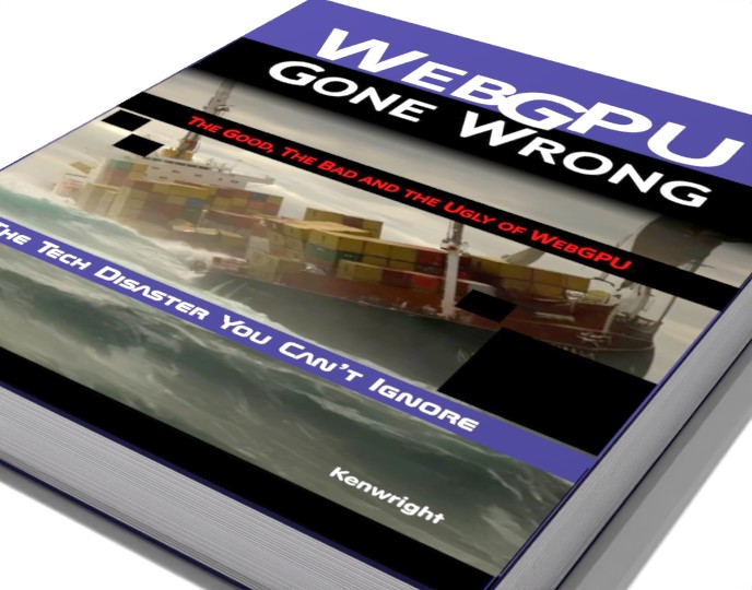 WebGPU Gone Wrong  (Paperback) on a shelf