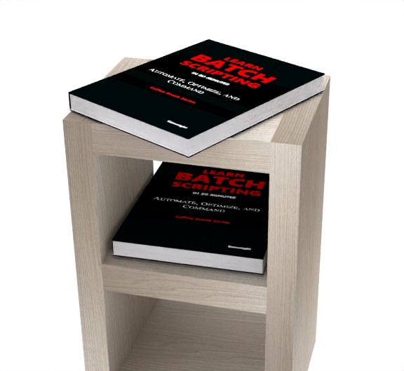 Learn Batch Scripting in 20 Minutes (Coffee Break Series)  (Paperback) on a shelf