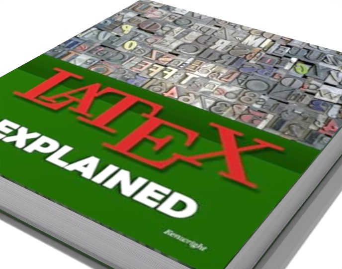 LaTeX Explained on a shelf