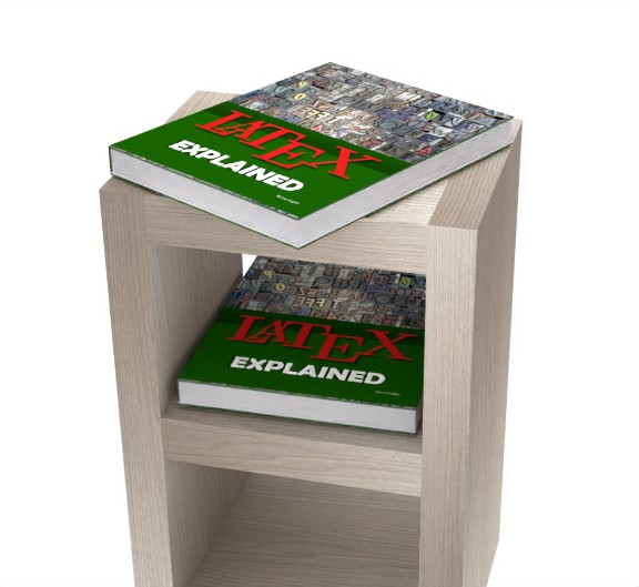 LaTeX Explained on a shelf